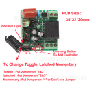 Receptor e transmissor de sistema de controle remoto sem fio, ac 220v, 1 canal, 10a, rf, 315mhz/433 mhz - foto 2026 Receptor e transmissor de sistema de controle remoto sem fio, ac 220v, 1 canal, 10a, rf, 315mhz/433 mhz - foto 2026