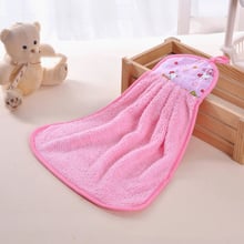 Baby Soft Plush Bath Towel Baby Nursery Hand Towel Cartoon Animal Wipe Hanging Bathing Towel For Children Bathroom Baby Hand 2024 - buy cheap