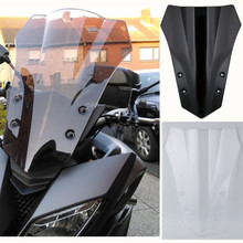 For Yamaha MT09 MT-09 Tracer MT 09 FJ 09 FJ09 2015 2016 2017 Motorcycle Windshield WindScreen Screen Double Bubble Smoke Black 2024 - buy cheap