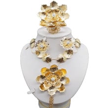 indian jewelry dubai gold jewelry  women fashion necklace fine jewelry sets  gold jewelry sets 2024 - buy cheap