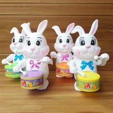 Cartoon Rabbit Drumming Developing Toys for Children Clockwork Wind-Up Toy Baby Birthday Surprises Gift Early Educational 1PC 2024 - buy cheap