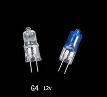 5pcs/lot Top Quality Halogen G4 Bulb 12V JC Type G4 Halogen Lamps 5W 10W 20W 35W 50W Clear/blue Each Bulb 2024 - buy cheap