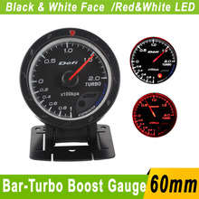 Carro Bar carro Turbo Boost medidor 60 mm medidor DEFI avanço Cr calibre do impulso Sensor Turbo medidor de DEFI 60 mm Auto Turbo 2024 - compre barato