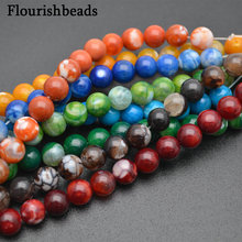 1 Strand Various Bright Color Natural Stone Round Beads 6mm 8mm 10mm DIY Loose Beads for Jewelry Making 2024 - buy cheap