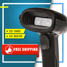 supermarket 2d barcode scanner handheld 2d code scanner bar code reader qr code reader USB interface ZD5600 Bar code scanner 2024 - buy cheap