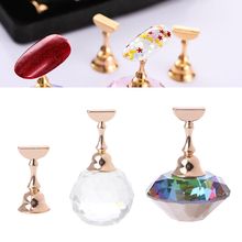 Hot Nail Art False Nail Display Stand Practice Display Tip Holder Magnetic Manicure Nail Art Accessories 2024 - buy cheap