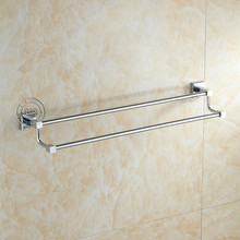 BAKALA-toallero de baño de lujo de acero inoxidable, doble soporte de 50cm, BR-87002, Envío Gratis 2024 - compra barato