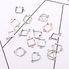 10pcs / lot 12*20mm Fashion Alloy Pendant with Bracelet Necklace Jewelry DIY earrings jewelry accessories 2024 - buy cheap