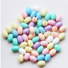 2015 New! 7*10mm Mixed Color Acrylic Oval Beads Beads For Diy Jewelry Making 300pcs/lot 2024 - buy cheap