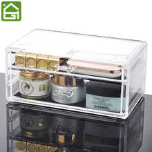 Transparent Acrylic Makeup Jewelry Storage Drawers 2 Large Cosmetics & Accessories Chest of Drawer Jewelry Caskets Acrylic Box 2024 - buy cheap