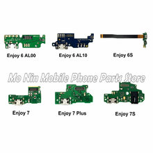 New Microphone Module+USB Charging Port Board Flex Cable Connector Parts For Huawei Enjoy 6 6s 7 Enjoy 7Plus 7s Replacement 2024 - buy cheap