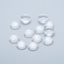 10mm Dome Round Clear Glass Cabochons Cameo Cabochons Setting for Jewelry Making 100pcs 7682 2024 - buy cheap