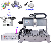 CNC 6040 Wood Router 4 Axis 1.5KW USB CNC Engraving Milling Machine for Metal Working 2024 - buy cheap
