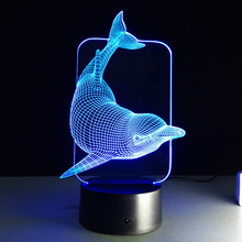 Lâmpada noturna led usb 3d para crianças, alimentado por pilha, interruptor touch, lâmpada 3d 2024 - compre barato