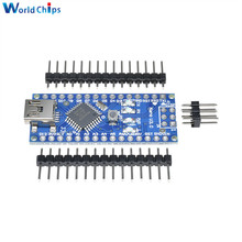 Versão clássica! Módulo de placa com pinos, 5 peças mini usb nano 3.0 porcelana atmega328 microcontrolador para arduino ft232 5v 16m módulo de placa com pinos 2024 - compre barato