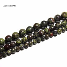 Wholesale AAA+ Natural Dragons Blood Stone Beads For Jewelry Making DIY Bracelet Necklace 6/8/10  mm Material Strand 15'' 2024 - buy cheap