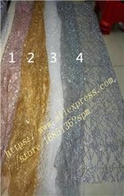 hot selling french net lace fabric sparkly glued glitter african Tulle lace for party dress 2024 - buy cheap