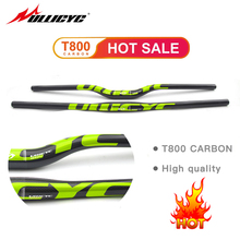 Fluorescent Ullicyc Mountain Bike Part 3K Full Carbon Handlebar (Flat/Rise) 31.8*580/600/620/640/660/680/700/720/740mm free ship 2024 - buy cheap