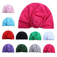 Gorro de algodón elástico para bebé recién nacido, Donut, Multicolor, sombreros de turbante, 1 ud. 2024 - compra barato