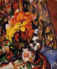 100% Handmade famous Oil Painting Reproduction on linen canvas,chrysanthemums-1898 BY paul Cezanne,landscape oil painting 2024 - buy cheap