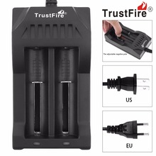 Trustfire TR-017 3.7V 2Slots Rechargeable Battery Smart Charger for 10440 14500 16340 17670 18350 18500 18650 Lithium Battery 2024 - buy cheap