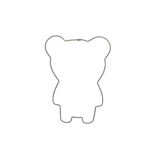 1pcs  Fondant Cake Decorating Tools Stainless Steel Cookie Cutter Lovely Bear Shape Kids Birthday Cake Decoration 2024 - buy cheap