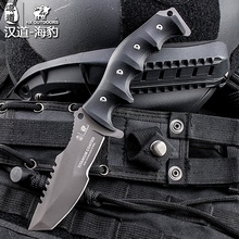 HX OUTDOORS 440C Blade Tactical Straight Hunting Knife K10 Handle Camping Survival Rescue Knives With K Sheath EDC tool 2024 - buy cheap