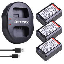 Batmax-batería recargable NP-FW50 NP FW50, Cargador USB Dual para Sony a37 NEX-5 NEX-5A NEX-5C NEX-5DB, 3 unidades 2024 - compra barato