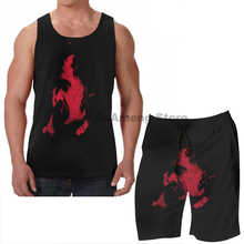 Summer Casual funny print men Tank Tops Women Nietzsche Portrait  men Board beach shorts women sets fitness sleeveless vest 2024 - buy cheap