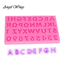 Alphabet DIY letter number Silicone mold for cake decorating chocolate Resin Molds Fondant Sugar Craft Molds DIY Cake F1399 2024 - buy cheap