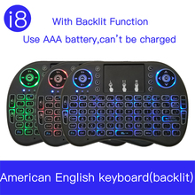 Mini i8 American English Wireless Keyboard with Touchpad Smart remote control For Android TV BOX Air Mouse PS3 PC 2024 - buy cheap