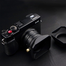 37 39 40.5 43 46 49 52 55 58 mm Square Shape Lens Hood for Fuji Nikon Micro Single Camera Gift a cap cover 2024 - buy cheap
