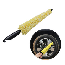 Vehicle Cleaning Brush Plastic Handle Car Wheel Wash Brush Wheel Rims Tire Washing Brush Auto Scrub Brush Car Detailing Tools 2024 - compre barato