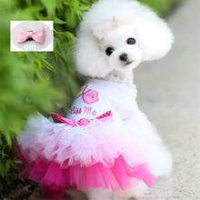 Roupas para cachorro de primavera e verão, conjunto princesas roupas para cachorros pequenos, chihuahua 2024 - compre barato