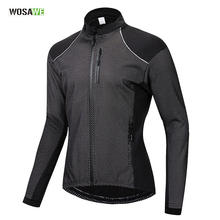 WOSAWE Men's Cycling Jacket Winter Thermal Warm UP Fleece Road Clothing Sportswear Windproof Riding Cycling Clothing Man Coat 2024 - buy cheap