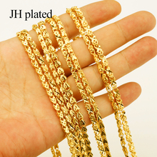 JHplated 60cm/8 Style  Ethiopian Necklaces for Women Gold Color Africa Jewelry Eritrea Chain 2024 - buy cheap