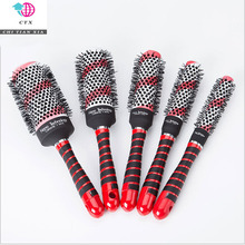 Professional hairdressing Ceramic hair brush , hair rolling brush use with blow, 5 size in one lot,Ceramic coated comb 2024 - buy cheap