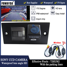 Автомобильная камера заднего вида FUWAYDA, ПЗС-чип, с направляющей линией, для HYUNDAI H1 GRAND STAREX 2024 - купить недорого