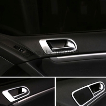 For Volkswagen VW Tiguan 2012 2013 2014 2015 Matte Chrome Interior Door Handle Bowl Cup Ring Cover Trim Bezel Car Accessories 2024 - buy cheap