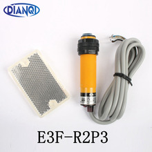 DIANQI-sensor de reflejo de realimentación, interruptor fotoeléctrico E3F-R2P3 DC PNP NO + NC diámetro 18mm Distancia 2m transductor 2024 - compra barato