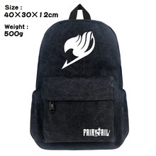 Anime Fairy Tail Happy Cat Cartoon Backpack Student Canvas School Bag Bookbag Men Women Laptop Shoulder Bag Cosplay Collection 2024 - buy cheap