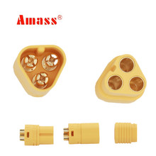 1 Pair AMASS MT60 Motor Plug Connector Set for RC Multicopter Quadcopter Airplane 25% OFF 2024 - buy cheap