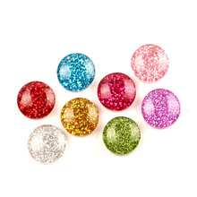 50Pcs 14mm Mixed Resin Round Bling Decoration Crafts Flatback Cabochon Kawaii DIY Embellishments For Scrapbooking Accessories 2024 - buy cheap