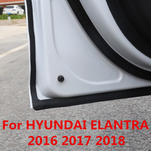 Para hyundai elantra 2016 2017-18 vedação de borracha do carro isolamento acústico weatherstrip borda guarnição isolamento de ruído porta do carro tira de vedação 2024 - compre barato