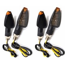 4PCS/Set Motorcycle Smoke LED Turn Signal Light Lamp Motorbike Indicator Amber super bright 12v motorbike turn signal lights 2024 - buy cheap