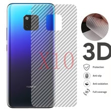 10 шт./лот 3D защита для задней панели из углеродного волокна для Huawei Mate 10 20 Pro Lite 20X Honor 8X View 20 задняя крышка Защитная пленка 2024 - купить недорого