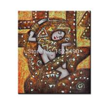Free Shipping 100% Hand Made Beautiful Nude Woman Sexy Girl Oil Painting On Canvas Wall Art Picture For Home Decoration 2024 - buy cheap