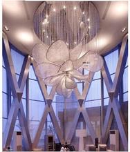 Hotel lobby flower duplex building living room hall chandelier Xiangyun banquet hall meeting room sales office crystal chandelie 2024 - buy cheap