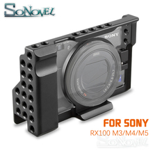 Kit de jaula de cámara RX100 de aleación de aluminio para Sony RX100 III IV V, estabilizador de cámara para marco de cámara Sony RX100 M3 M4 M5 2024 - compra barato