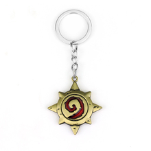 Wow-llavero de piedra de corazón, colgante con logotipo de piedra de corazón, héroes de Warcraft de juego, llavero de sol, regalo de joyería 2024 - compra barato